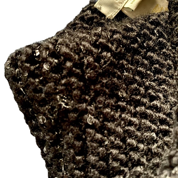 Kate Spade Sequin Knit Twisted Headband - Black w/ Sequins - Picture 3 of 3